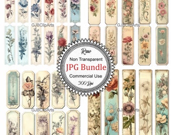 Victorian Bookmark Clipart, Journaling Questions,  Scrapbooker's Tshirts,Scrapbook Template, Journaling With Grid,quick download