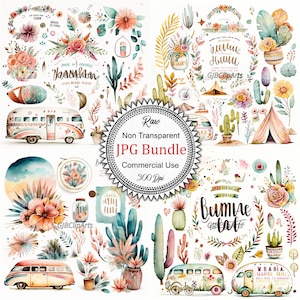 Flower ,plants Collection: Simple Flowers and Leaves, Design Pattern, Timeless Designs for Home Decor, Textiles, Stationery, Commercial Use
