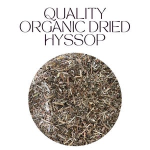 HYSSOP ORGANIC        Hyssop Dried Herb Kosher   5 OZ