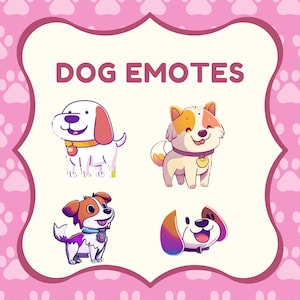 Happy Cute Dog Twitch Emotes | Discord Emotes | Youtube Emotes | Facebook Emotes |Cute Dog | Cute Emotes