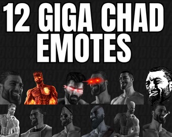 Gigachad Emote GIGACHAD MEME Twitch Emotes Discord Emotes -  Portugal