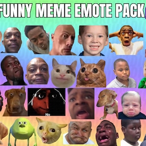 28 roliga meme-emotes-paket | Meme-emotes | Twitch-, discord-emotes | Meme Baby-emotes | Roliga emotes | Emote-paket | Streamer-emotes | Kick Stream