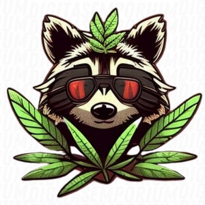 Racoon Chemist Twitch Emote | Weed Emote, Marijuana Emote, Cannabis Emote, 420 Emote, Weed Twitch Emote, Weed Discord Emote, Weed Emote