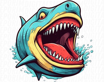 Giant Shark Emote, Great White Shark Emote, Shark Emote, Hammer Head Shark Emote, Twitch Stream Emote Png, Discord Emote, Streamer Emote