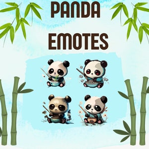 Emote Panda / Emote Twitch / Emote YouTube / Emote Discord / Emote Community / Emote Streamer /