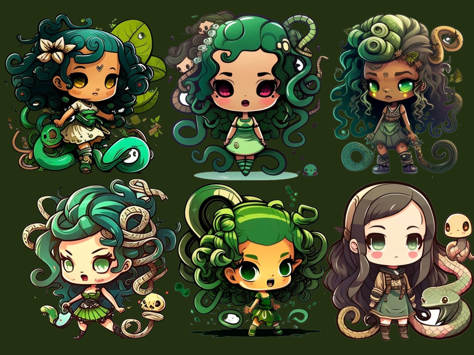Medusa Emote Collection Twitch & Discord | Channel Points | Streamer ...