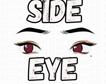 Side eye Twitch Emote, bombastic side eye Emote, Meme Emote, Eyes Emote, Funny Emote, Tik Tok Twitch Emote, Pink Discord Emote, Stream Emote