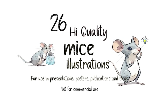 Mice Sticker Lab Transparent Lab Mouse