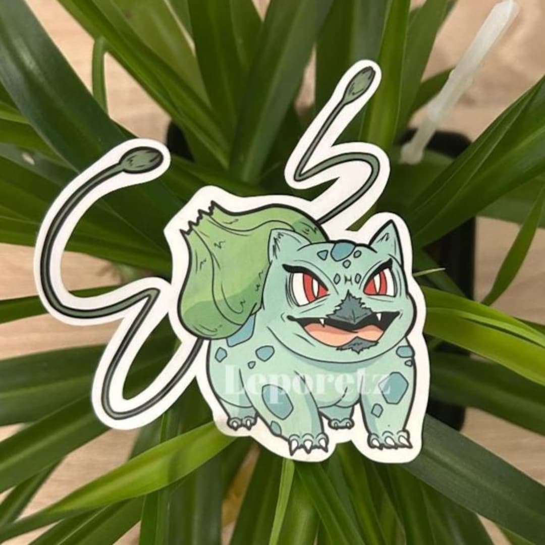 Bulbasaur Pokémon Sticker - Etsy