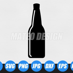 Beer Bottle SVG Files Beer Bottle Cut Files Soda Bottle Vector Files ...