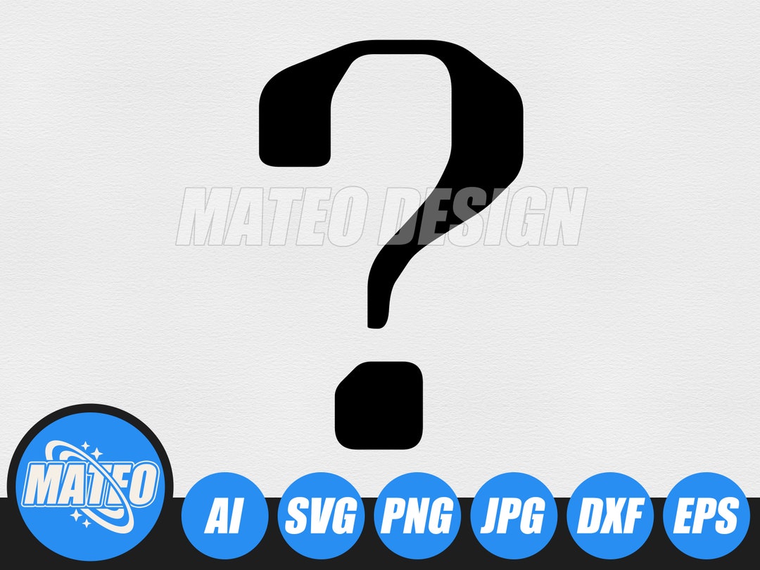 Question Mark SVG L Question Mark SVG Files L Question Mark Silhouette