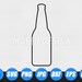 Beer Bottle SVG Files Beer Bottle Cut Files Soda Bottle Vector Files ...
