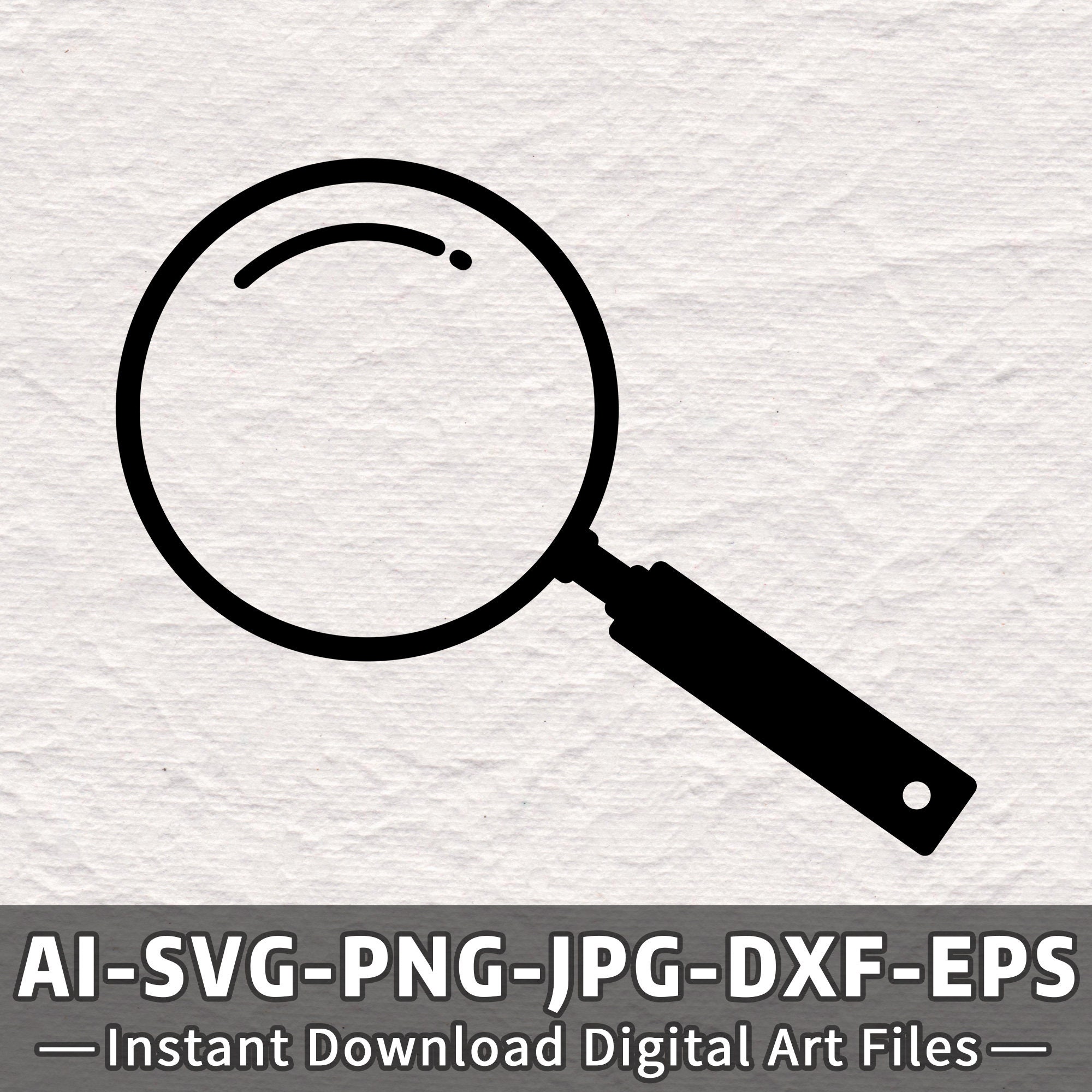 Magnifying Glass SVG Magnifying Glass PNG Magnifier Clipart Svg Silhouette  Vector Icon Logo Cut Files Svg Files for Cricut 