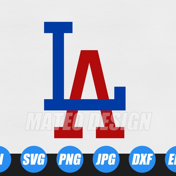 Los Angeles SVG, LA svg, California svg, LA - Clip Art, Vector, Cricut, Cut File - Instant Download