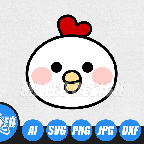 Chicken Stick Figure Svg Etsy