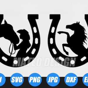 Girl with horse svg, Horseshoe Svg Files, Horse Shoe Cut Files,Horse Shoe Vector, Horseshoe Clip Art, Cnc Files, Horseshoe Vector Files
