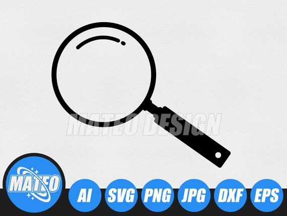 Digital illustration of magnifying glass For sale as Framed Prints, Photos,  Wall Art and Photo Gifts