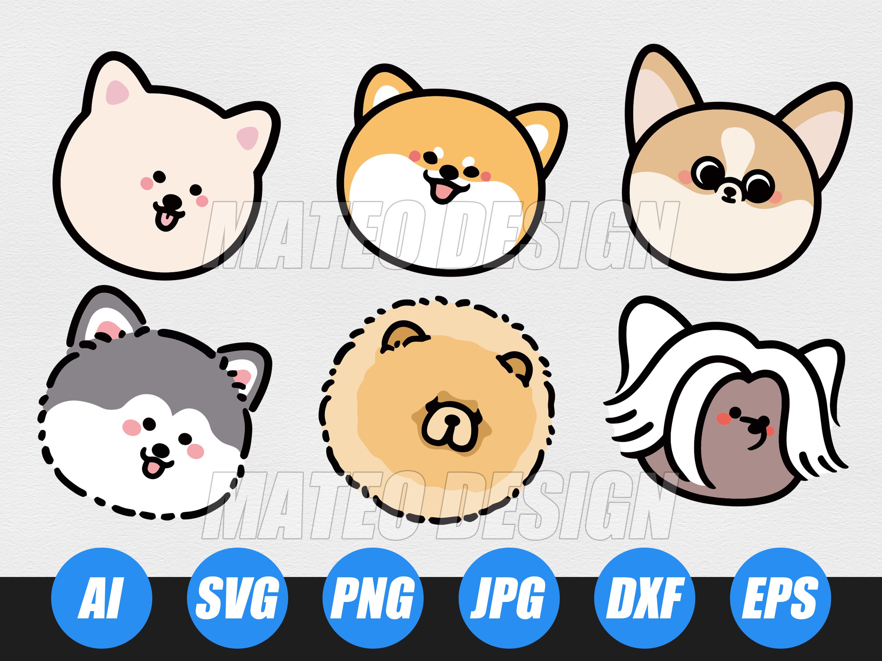 Cat Icons in SVG, PNG, AI to Download