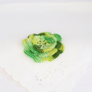 Sewing machine doily- Variegated Green