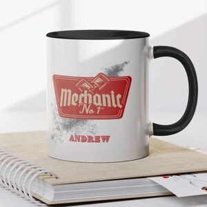Personalized Mechanic 11oz Ceramic Mug, Best Mechanic Cup, No1 Mechanic Gift, Coffee Gift, Gifts For Men, Retirement Gifts, Car Lover Gift