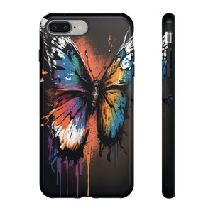 Spray Paint Butterfly iPhone Case