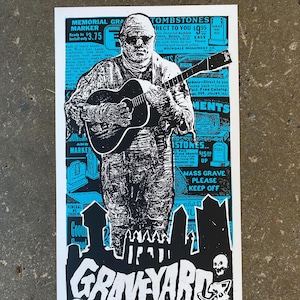 Graveyard Twist II 10” x 20” Limited Edition Screen Print
