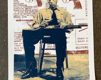 Bogie II 16” x 20” Silkscreened Art Print Humphrey Bogart