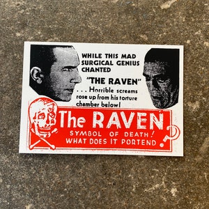 The Raven 3.5” x 5” Mini Art Print