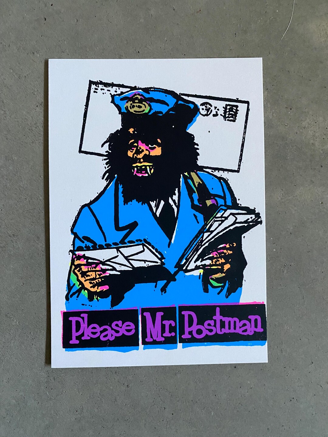 Please Mr Postman 3.5” X 5” Mini Art Print - Etsy Canada