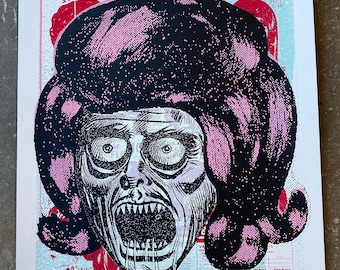 Monster Wig Sale 16” x 20” Print