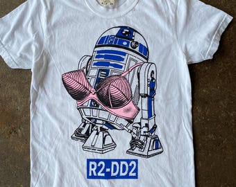 Camisa punk de Star Wars con colores cómodos R2-DD2