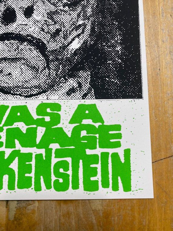 I Was A Teenage Frankenstein 8” X 10” Art Print - Etsy
