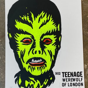 Teenage Werewolf Of London  8” x 10” Art Print