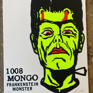 Mongo Frankenstein Monster 8” x 10” Art Print