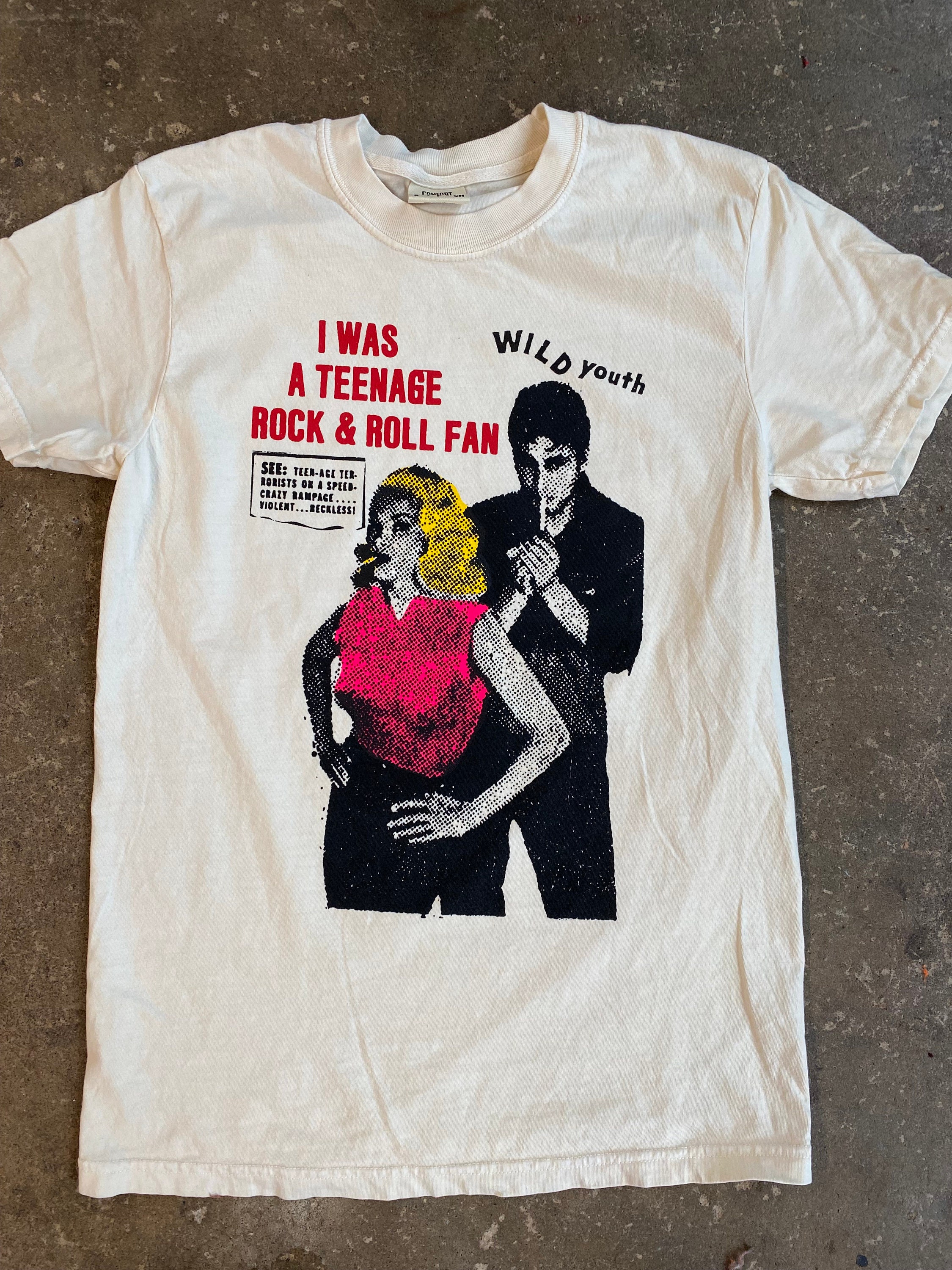 I Was A Teenage Rock & Roll Fan Shirt Comfort Colors Mamie Van Doren