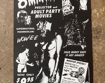 8MM-Monsters 11” x 17” Screen Print