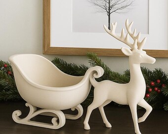Rentierschlitten Catchall Bowl | Festliche Weihnacht Deko im Eingangsbereich