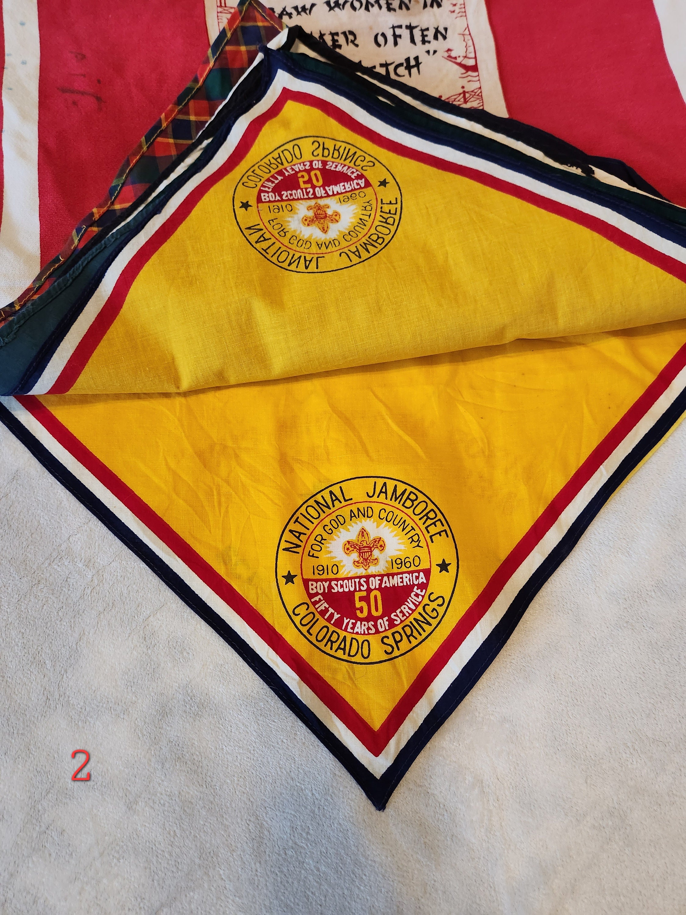 Vintage Boy Scouts Bandanas Etsy