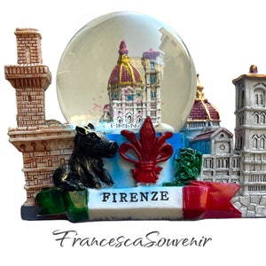 Globo o Palla di Vetro con neve - Firenze e i suoi monumenti