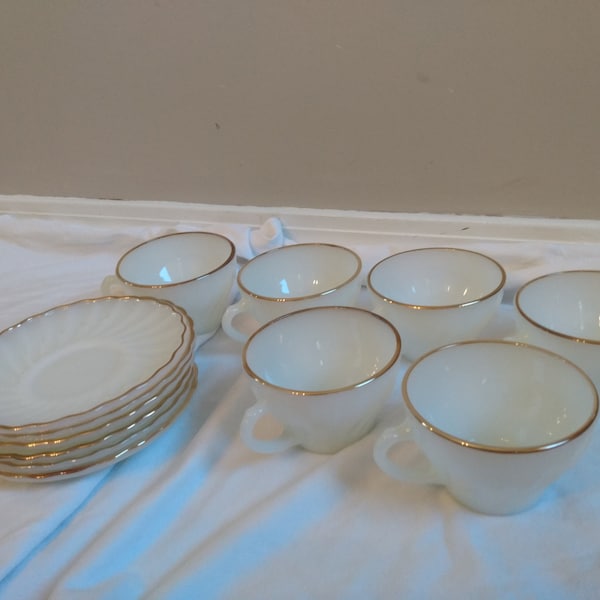 Fire King Gold Trim Etsy