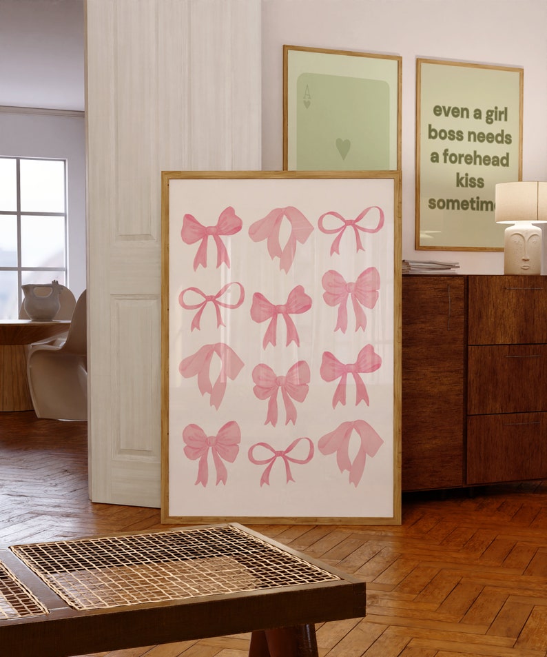 Balletcore Wall Art, Coquette Room Decor, Old Money Aesthetic Wall ...