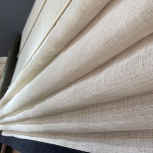 Linen Roman Blind - Roman Blind Roman Blinds Trim Mid Weight Linen Fabric Roman Shade Curtain