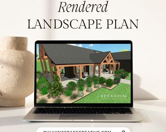 Entire Landscaping Proposal - Includes 3D Renderings, Plant Lists, and 2D Colored Plan.