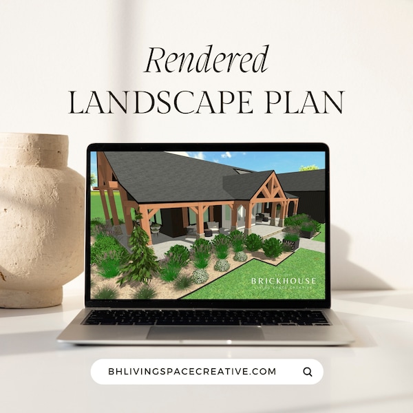 Entire Landscaping Proposal - Includes 3D Renderings, Plant Lists, and 2D Colored Plan.