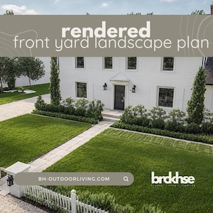 Front Yard Landscaping Proposal - Includes Renderings, Plant Lists, and Colored Plan.