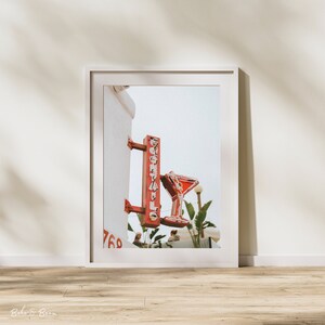 Bar Cart Print, California Photography Print, Wall Art, Art Print, Travel Print, Mission Beach, Vintage Wall Art, Wall Decor, Cocktails