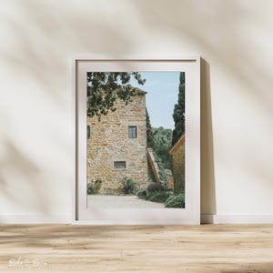 Tuscany Photography Print | Tuscan Vineyard Art | Rustic Italian Landscape | Tuscany Wall Decor | Vineyard Photography | Travel Photography