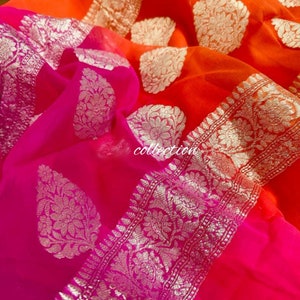 Rubika chiffon khaddi saree,,,,khaddi gorgette saree