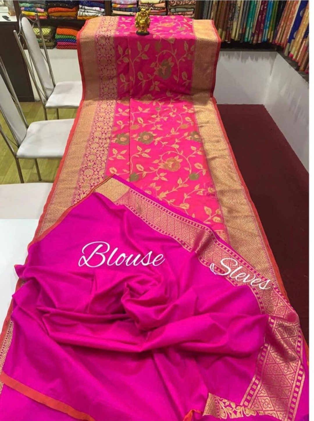 Romance Silk Pink Saree