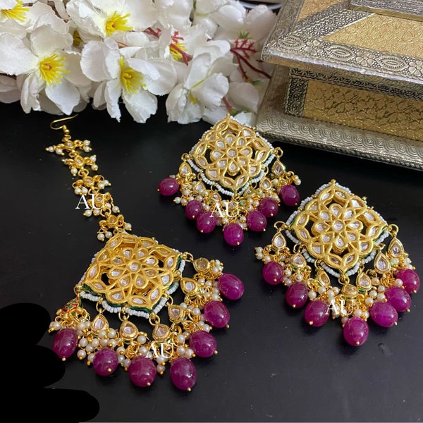 Amani tikka set,,,,,jewellery set,,,,earrings set